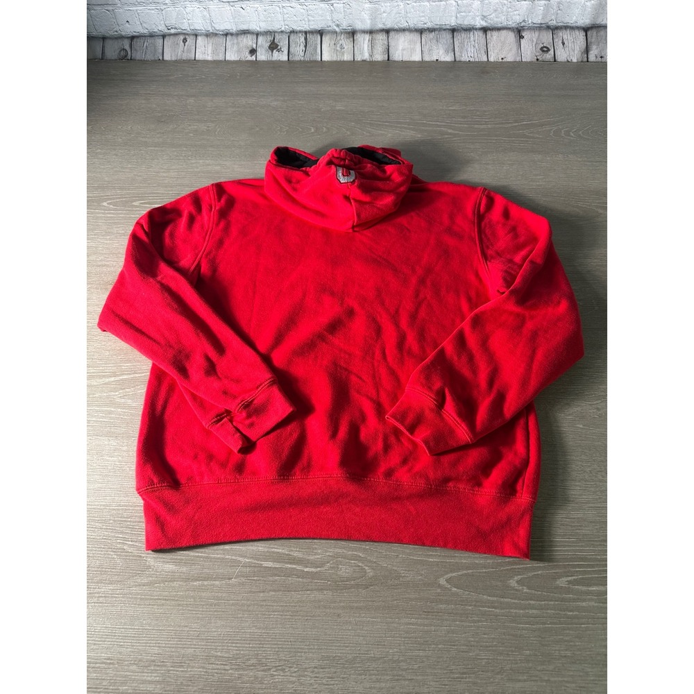 Ohio State Buckeyes Hoodie Sweatshirt Men's Size M Red Pullover NCAA Football - Picture 12 of 13
